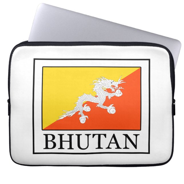 Bhutan Laptop Sleeve (Voorkant)