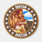 Bhutan Magneet (Voorkant)