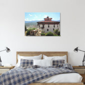 Bhutan museum canvas afdruk (Insitu (Slaapkamer))