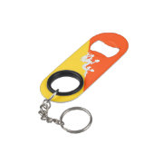 Bhutan National Pride Patriotic Mini Flessenopener (Achterkant Gekanteld)