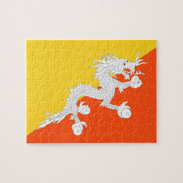 Bhutan National World Flag Legpuzzel