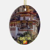 Bhutan Panoramic Kerstversiering Keramisch Ornament (Rechts)