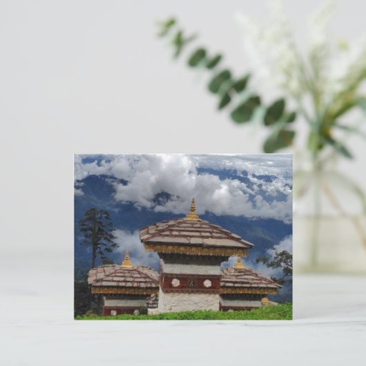 Bhutan Postcard Briefkaart (Staand voorkant)