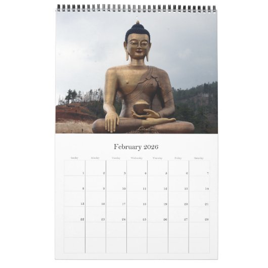 bhutan reist kalender (Feb 2026)
