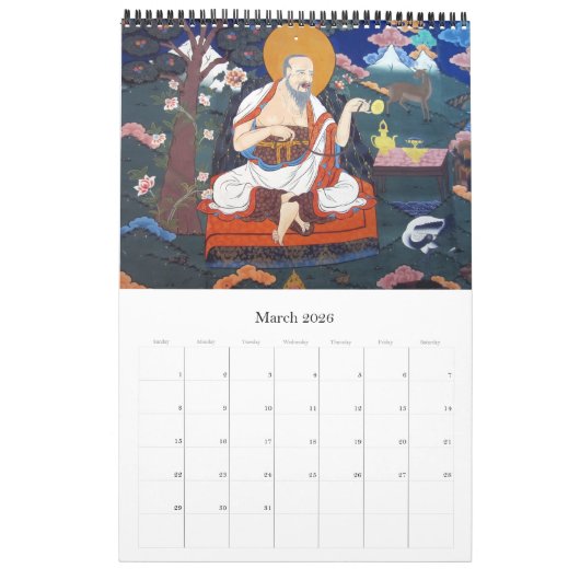 bhutan rinpung art kalender (Mar 2026)