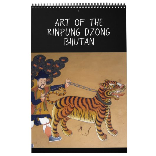 Bhutan Rinpung-kunst Kalender (Hoes)