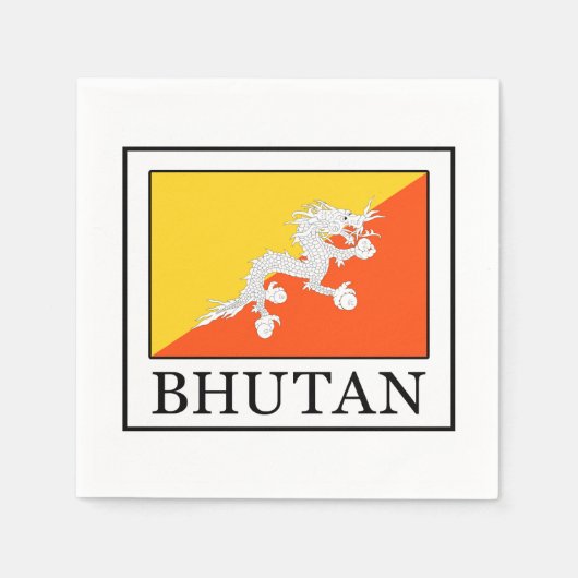 Bhutan Servetten (Voorkant)