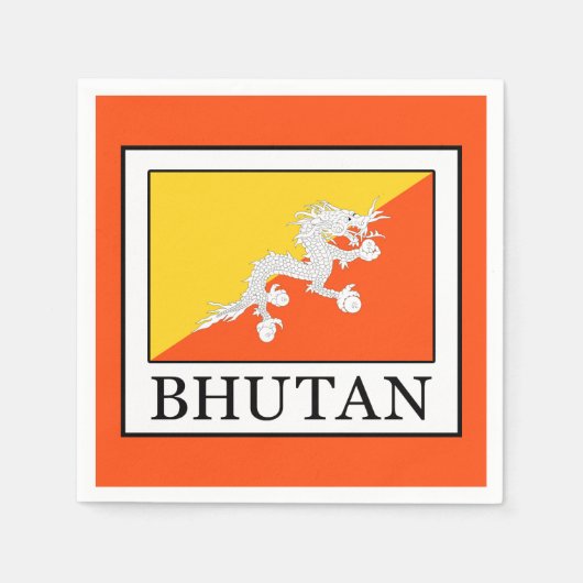 Bhutan Servetten (Voorkant)