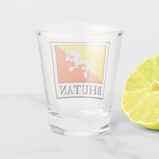 Bhutan Shot Glas (Achterkant)