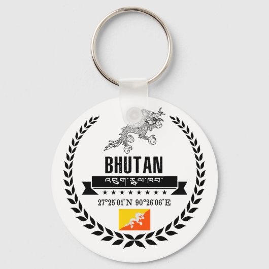 Bhutan Sleutelhanger (Voorkant)