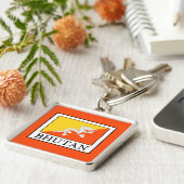 Bhutan Sleutelhanger (Zijkant)