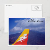 bhutan staart briefkaart (Voorkant / Achterkant)