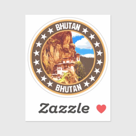 Bhutan Sticker (Vel)