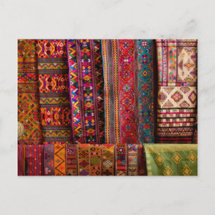 Bhutan stoffen te koop briefkaart