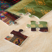 Bhutan stoffen te koop legpuzzel (Zijkant)