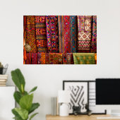 Bhutan stoffen te koop poster (Thuiskantoor)