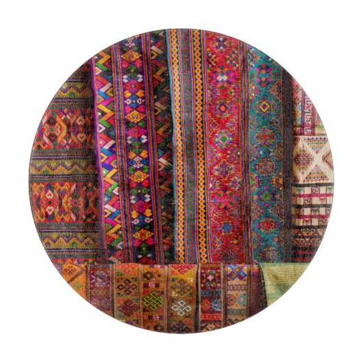 Bhutan stoffen te koop snijplank (Voorkant)