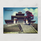 bhutan tempel briefkaart (Voorkant)