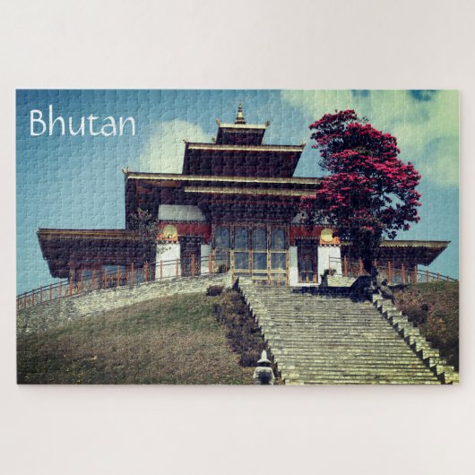 bhutan tempel legpuzzel (Horizontaal)