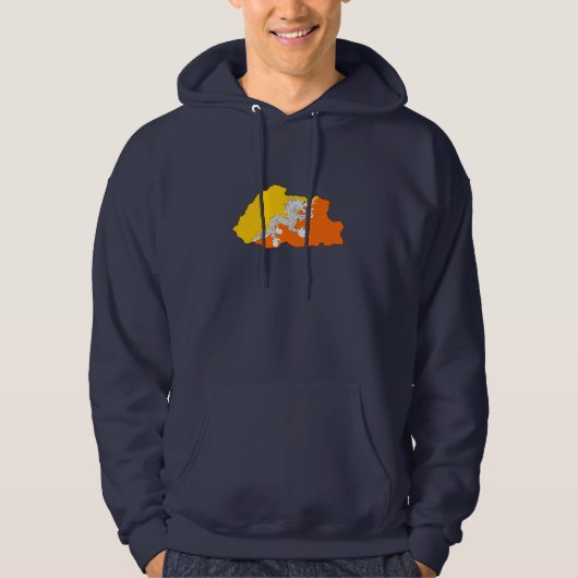 Bhutan-vlag Hoodie (Voorkant)
