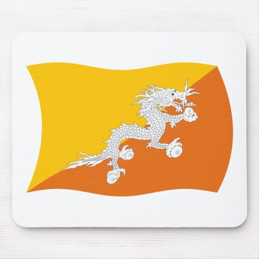 Bhutan Vlag Muismat (Voorkant)