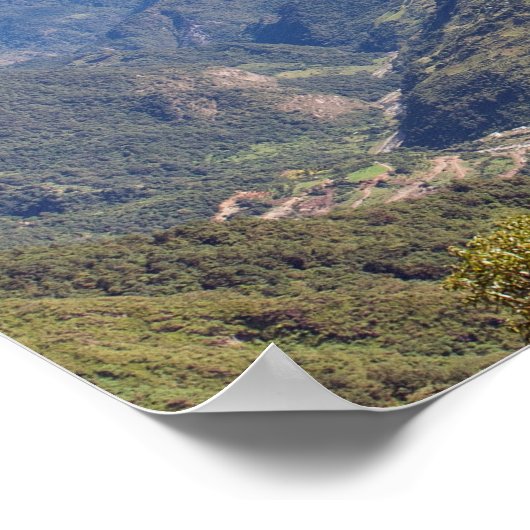 Bhutan vreedzame oostelijke bergen - Himalaya Poster (Hoek)