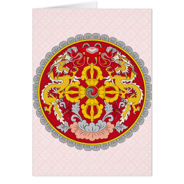 Bhutan wapenschild (Voorkant)