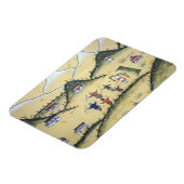 Bhutanees huis met boogschilderijen - Bhutan Magneet (Linkerzijde)