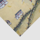 Bhutanees huis met boogschilderijen - Bhutan Tissuepapier (Detail)