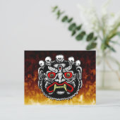Bhutanese Demon-Briefkaarten Briefkaart (Staand voorkant)