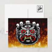 Bhutanese Demon-Briefkaarten Briefkaart (Voorkant / Achterkant)
