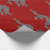 Bhutanese dragon Wrapping Paper Cadeaupapier (Hoek)
