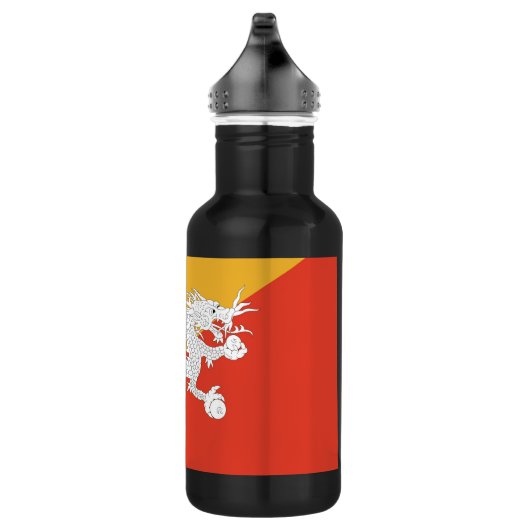 Bhutanese Flag Vrijheidsfles Waterfles (Rechts)