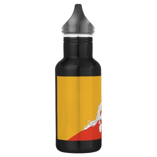 Bhutanese Flag Vrijheidsfles Waterfles (Links)