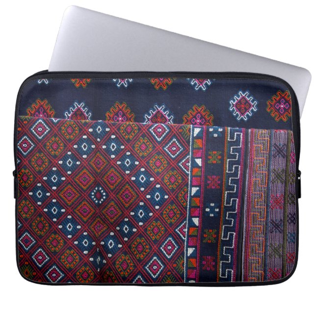 Bhutanese ruggen laptop sleeve (Voorkant)