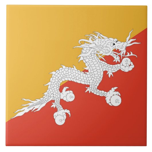 Bhutanese Tegel Tegeltje (Voorkant)