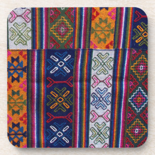 Bhutanese textielstof drankjes onderzetter