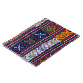 Bhutanese textielstof notitieboek (Linkerzijde)