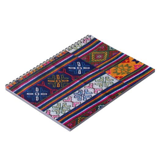 Bhutanese textielstof notitieboek (Linkerzijde)