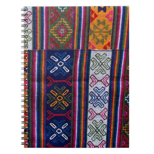 Bhutanese textielstof notitieboek (Voorkant)
