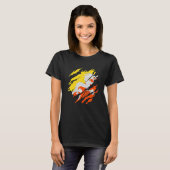 Bhutanese vlag Bhutan 2 T-shirt (Voorkant volledig)