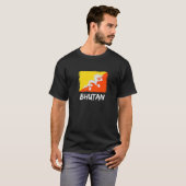 Bhutanese vlag Bhutan T-shirt (Voorkant volledig)