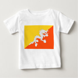 Bhutanese vlag (Bhutan) (Thunder Dragon)