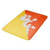 Bhutanese vlag (Bhutan) (Thunder Dragon) Badmat (Gekanteld)