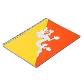 Bhutanese vlag (Bhutan) (Thunder Dragon) Notitieboek (Linkerzijde)