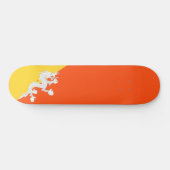 Bhutanese vlag (Bhutan) (Thunder Dragon) Persoonlijk Skateboard (Horizontaal)