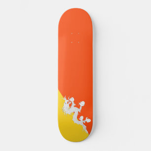 Bhutanese vlag (Bhutan) (Thunder Dragon) Persoonlijk Skateboard