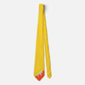 Bhutanese vlag (Bhutan) (Thunder Dragon) Stropdas (Voorkant)