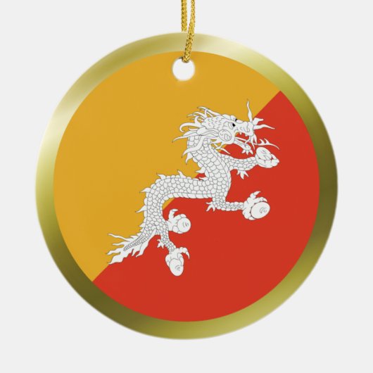 Bhutanese Vlag Ornament (Voorkant)