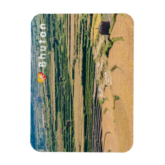 Bhutaneslandschap Magneet (Verticaal)